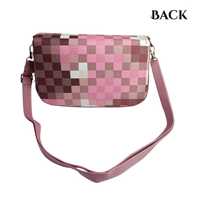 Women's Checkered Sling Bag