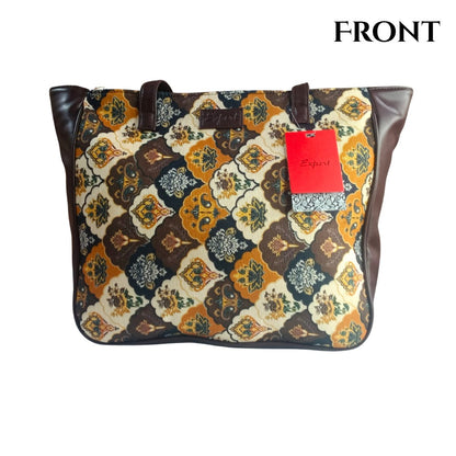 Expert PU Leather Spacious Handbag