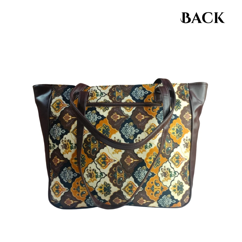 Expert PU Leather Spacious Handbag