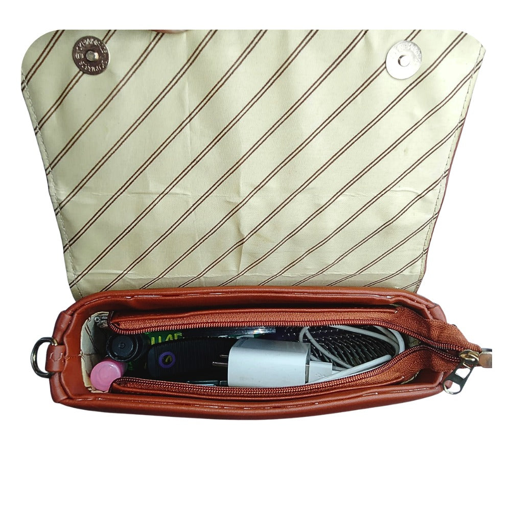 Box Shape  Sling Bag