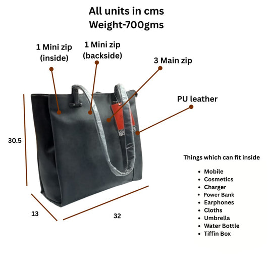 Expert Simple Tote Bag Black