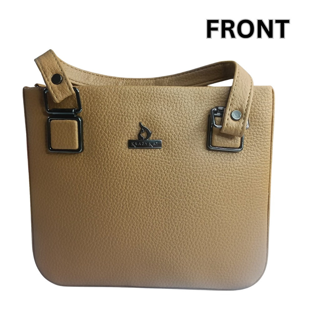Square Shaped Sling Bag With Small Handle