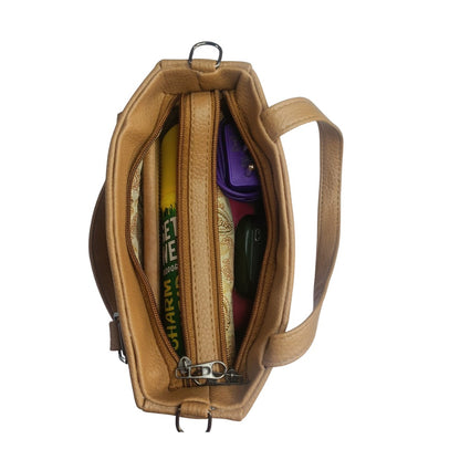 Square Shaped Sling Bag With Small Handle