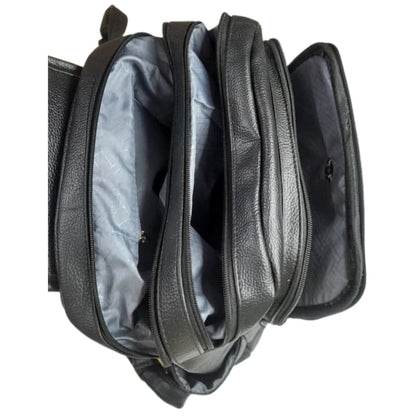PU Leather Multipurpose Bag Pack Black